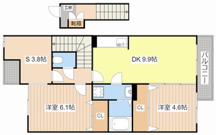 シャルマンハウスの物件間取画像